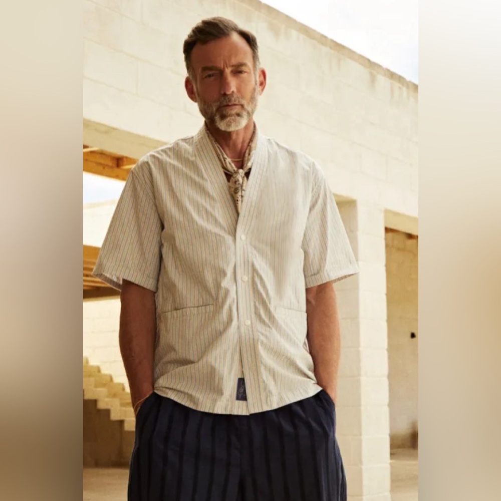 Kith Men's Striped Shirt - White and Gray